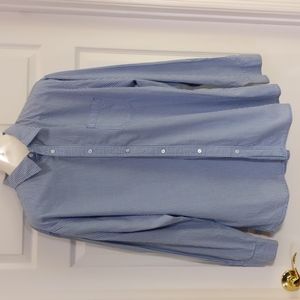 Sonoma Blue Checkered Long Sleeve Shirt XXL